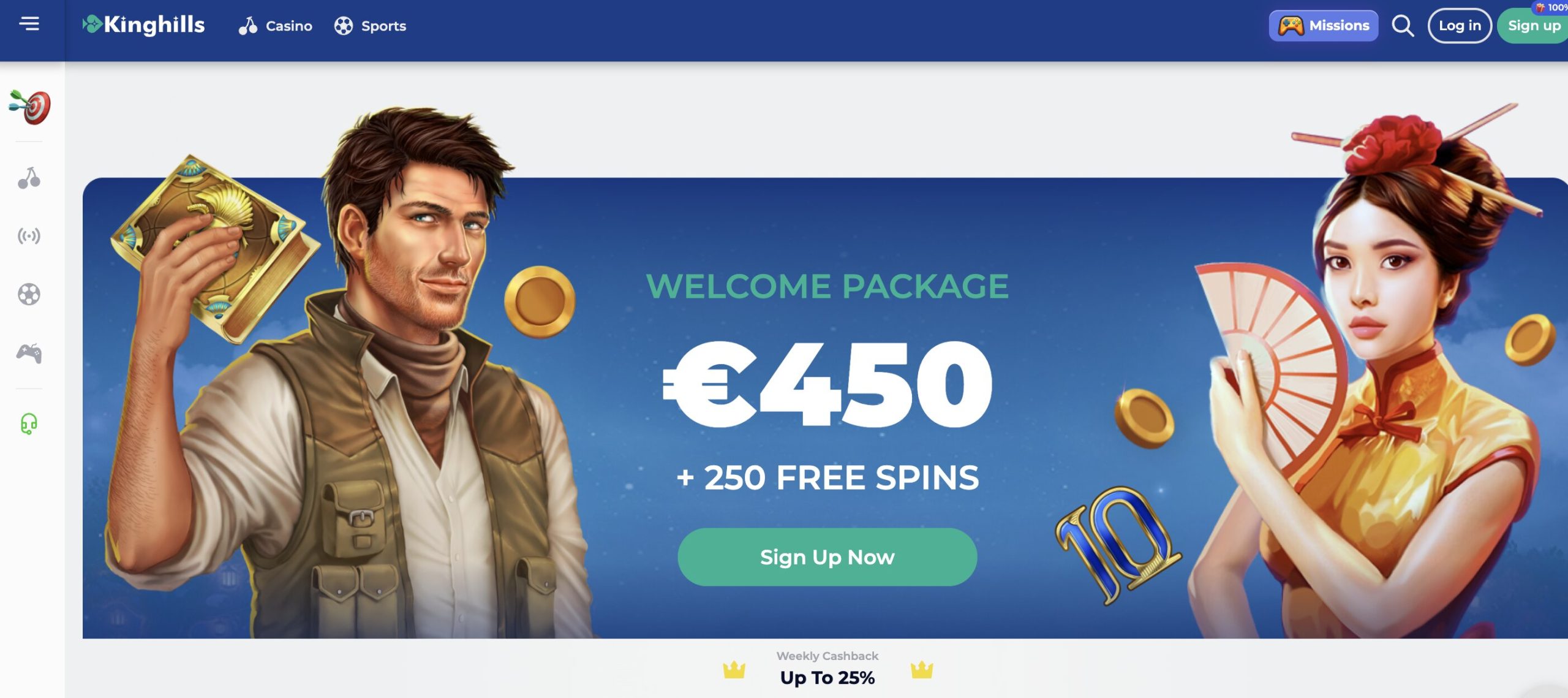 Kinghills Welcome Bonus